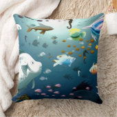 Zee onderste decoratieve piloot kussen (Deken)