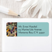 Zee onderwater Anemones door Ernst Haeckel Etiket (Insitu)