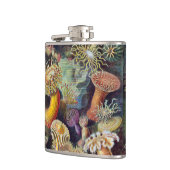  Zee onderwater Anemones door Ernst Haeckel Heupfles (Links)