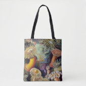  Zee onderwater Anemones door Ernst Haeckel Tote Bag (Voorkant)