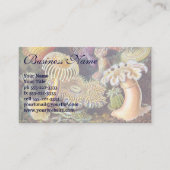  Zee onderwater Anemones door Ernst Haeckel Visitekaartje (Voorkant)