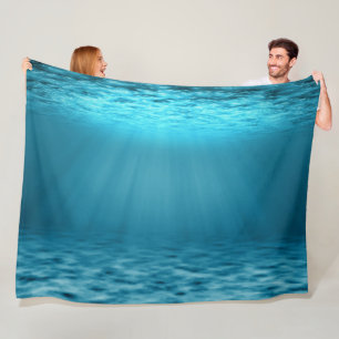 Zee Onderwater met Zonnestralen Fleece Deken