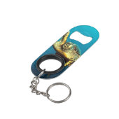 Zee onderwater schildpad mini flessenopener (Achterkant Gekanteld)