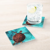 Zee Onderzetter Glazen Onderzetter (Schuin)