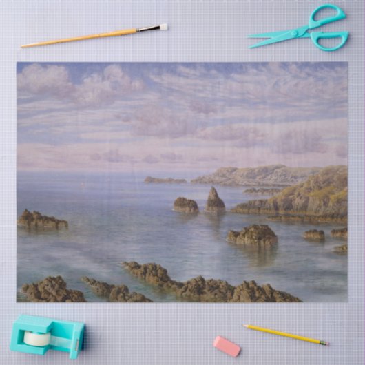  Zee: ontkoppeling van de Antiek oceaankust Tissuepapier (Craft)