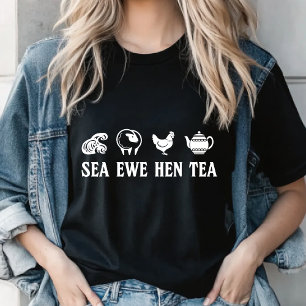 Zee Ooievaar Hen Thee Grappige Grap Zeggen Citaat  T-shirt