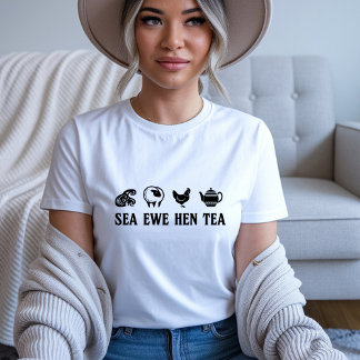 Zee Ooievaar Hen Thee Grappige Grap Zeggen Citaat Tri-Blend Shirt