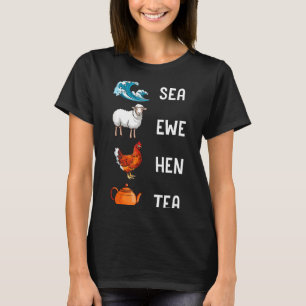Zee Ooievaar Hen Thee Grappige Grap Zeggende Quote T-shirt