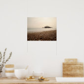 Zee op Brighton Beach Poster (Keuken)
