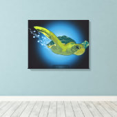 ZEE OP CANVAS 20 "x 16" Afdruk (Insitu (Houten vloer))