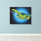 ZEE OP CANVAS 20 "x 16" Afdruk (Insitu (Houten vloer))