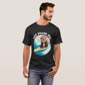 Zee Otter 841 Surfplankdief California Surfer So T-shirt (Voorkant volledig)