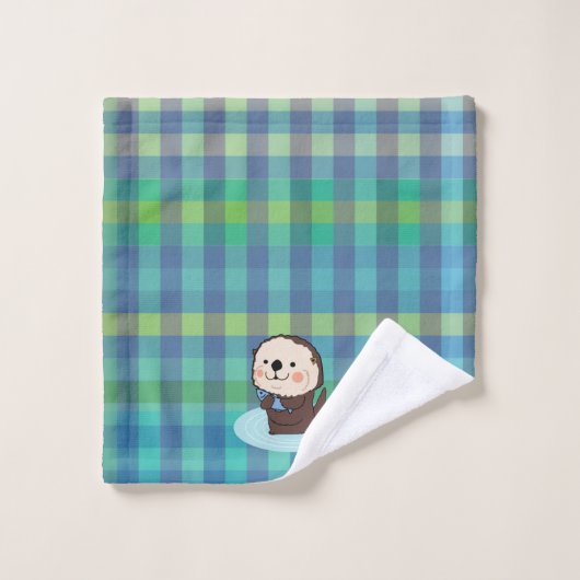 zee otter bad handdoek (Wasdoekje)
