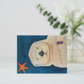 Zee Otter Briefkaart (Staand voorkant)