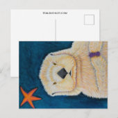 Zee Otter Briefkaart (Voorkant / Achterkant)