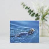 Zee Otter Briefkaart (Staand voorkant)