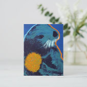 Zee Otter briefkaart (Staand voorkant)