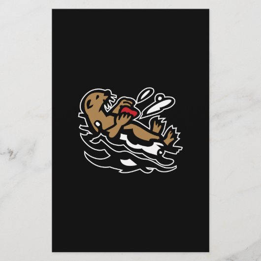 Zee otter briefpapier (Voorkant)