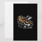Zee otter briefpapier (Voorkant / Achterkant)