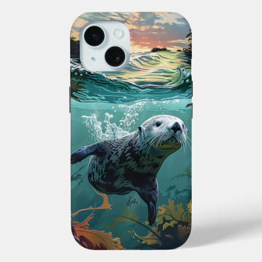 Zee Otter Case-Mate iPhone Case (Achterkant)