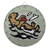 Zee otter dartbord (Voorkant)