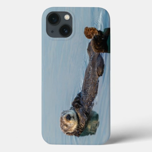 Zee otter die op de rug drijft Case-Mate iPhone case (Achterkant)