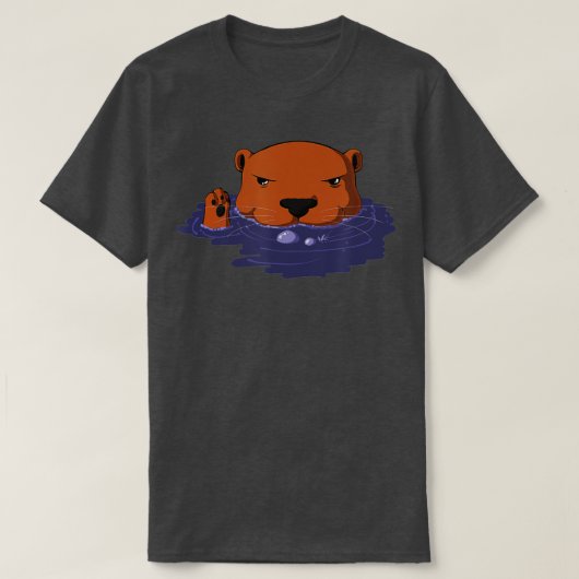Zee Otter Dierenvriend Zee Otter T-shirt (Design voorkant)
