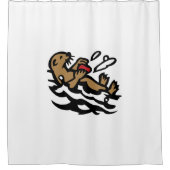 Zee otter douchegordijn (Voorkant)