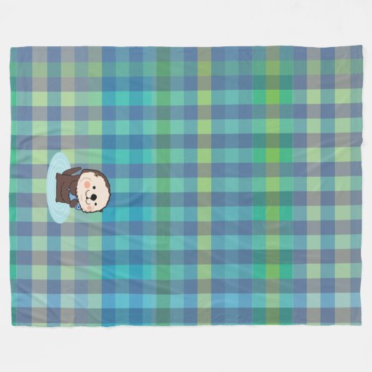 zee otter fleece deken (Voorkant (Horizontaal))