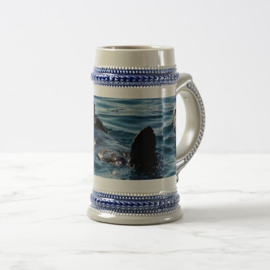 Zee otter floating Steiner mok (Voorkant rechts)