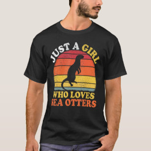 Zee Otter  gewoon een meisje dat van Zee Otte houd T-shirt