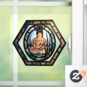 Zee Otter Goddess Window Cling Raamsticker (Huis)