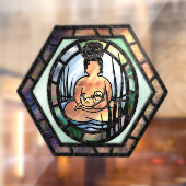 Zee Otter Goddess Window Cling Raamsticker (Vel 2)