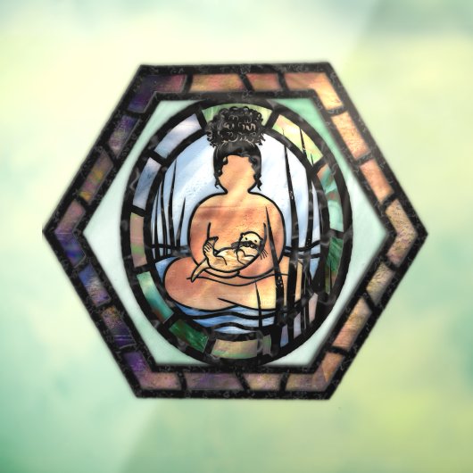 Zee Otter Goddess Window Cling Raamsticker (Vel 3)