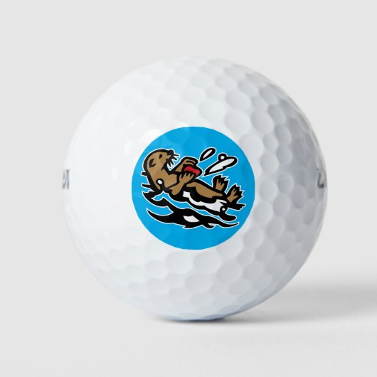 Zee otter Golf Balls Golfballen (Voorkant)