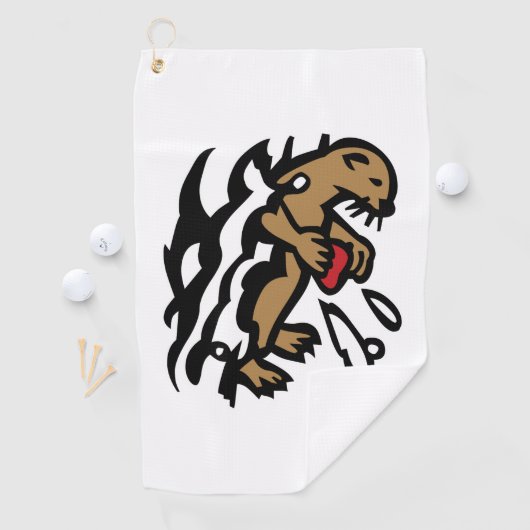 Zee otter Golf Towels Golfhanddoek (Insitu)