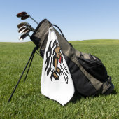 Zee otter Golf Towels Golfhanddoek (Groen)