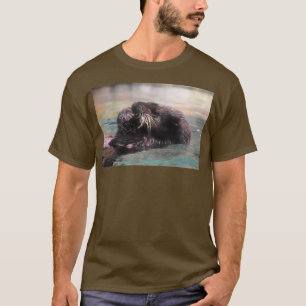 Zee Otter in Georgia Aquarium T-shirt