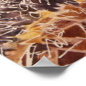 Zee Otter in Kelp Waterverf Artwork Canvas Afdrukk Poster (Hoek)