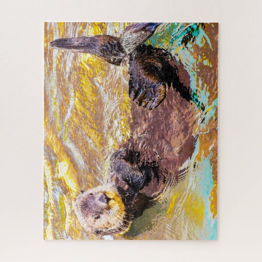 Zee Otter Jigzaag Puzzle Legpuzzel (Verticaal)