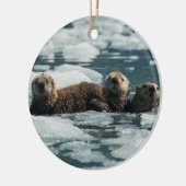 Zee Otter Keramisch Ornament (Links)