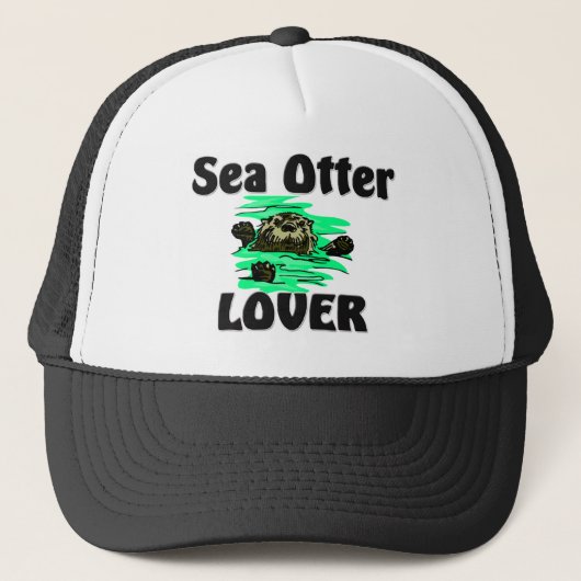 Zee Otter Lover Trucker Pet (Voorkant)