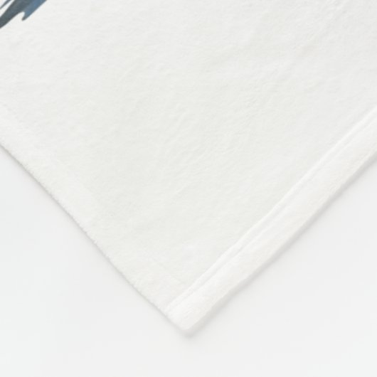 Zee otter met pup fleece deken (Hoek)