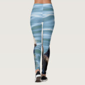 Zee Otter moeder en jongen met kelp Leggings (Achterkant)