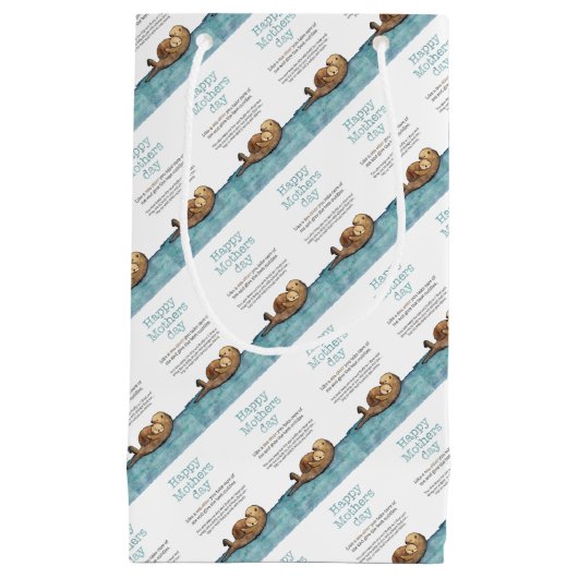 Zee otter moederdag klein cadeauzakje (Voorkant)