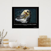 Zee Otter Motivatie Poster (Keuken)