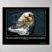 Zee Otter Motivatie Poster (Voorkant)