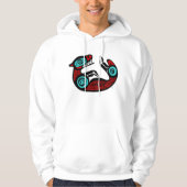 Zee Otter - NW Native Indian Style Pullover Hoodie (Voorkant)