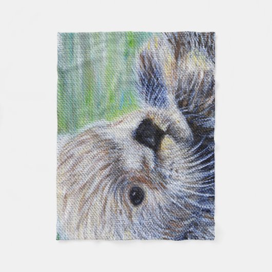 Zee Otter Painting Fleece Deken (Voorkant)