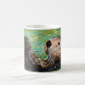 Zee Otter Painting Koffiemok (Center)